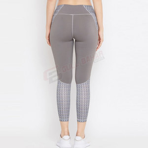Leggings de yoga imprimés taille moyenne pour femmes avec poches latérales Pantalon d'entraînement pour le fitness et les sports de plein air - Product Image 2
