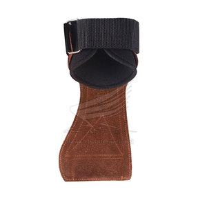 Agarres de Halterofilia Profesionales de Alta Calidad OEM, Servicio Personalizado, Material de Neopreno, Ajustables, Transpirables y Ligeros para Hombre - Product Image 6