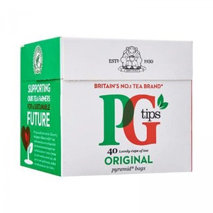 PG Tips Tea – Sachets de thé noir premium, saveur riche, goût doux, parfaits pour le petit-déjeuner quotidien et les moments de détente. - Product Image 1