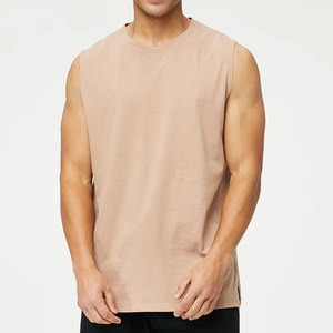 Men's Cotton Workout <b>Tank</b> <b>Top</b> Custom Gym Vest with <b>Lace</b> Decoration Knitted Sport Style Casual Runnin - Product Image 1