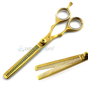 Tijeras de Entresacar Dobles Duraderas, Herramienta Ligera para Cortar el Cabello para un Peinado Fácil, Tijeras de Entresacar Dobles Afiladas - Product Image 3