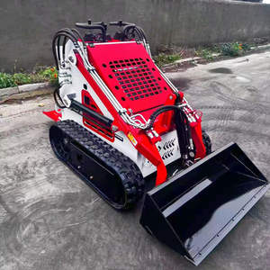 Minicargadora de orugas barata con motor y bomba Honda, marca Honest, precio mayorista - Product Image 2