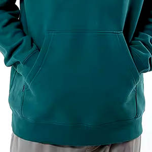 เสื้อมีฮู้ดแบบสวมหัวของผู้ชายมาใหม่พร้อมโลโก้ของคุณเสื้อมีฮู้ดแบบสวมหัวผ้าคอตตอนผสมสีพื้นมีสไตล์ออกแบบได้ตามต้องการ - Product Image 6