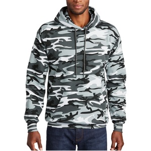 Transpirable 2024 alta calidad personalizado sublimado hombres camuflaje Softshell diseño personalizado poliéster invierno Camo sudaderas con capucha - Product Image 2