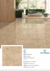 Carreaux de céramique en porcelaine aspect beige antidérapant de qualité supérieure classiques pour l'intérieur, l'extérieur et la salle de bain au design moderne - Product Image 5