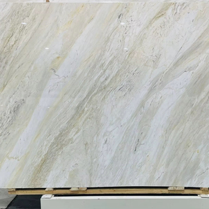 Losas de Mármol Blanco <span class=keywords><strong>Ajax</strong></span>, Mármol de Base Cremosa con Vetas Doradas para Revestimiento de Paredes Interiores, Piso de Baño, Pared de Fondo - Product Image 1