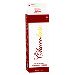 Crema No Láctea de Excelente Calidad y Envío Rápido, Crema Batida de Chocolate Mezclada con Productos Lácteos HALAL para Panadería, 1 kg, Precio al por Mayor - Product Image 1