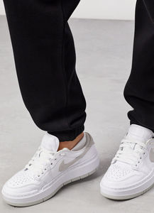 Survêtement personnalisé pour femmes coupe décontractée polaire manches raglan équipage poignets élastiques pantalon de survêtement noir 2 poches latérales Jogger deux pièces ensemble - Product Image 6