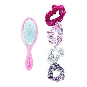LISTO PARA EL SILLERO H.E.R. Accesorios Oficiales con Licencia de Minnie Mouse para Niñas, Set de 5 Piezas para el Cabello, 1 Cepillo Grande, 4 Pequeños - Product Image 1
