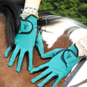 Guantes de equitación de cuero de invierno con logotipo personalizado de marca privada, transpirables y ligeros - Product Image 4