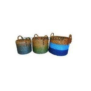 Customized Size Luxury <b>Rattan</b> Basket New Design 3 Pcs <b>Rattan</b> Basket Superior Quality Handmade Wholesale Laundry <b>Storage</b> Basket - Product Image 1