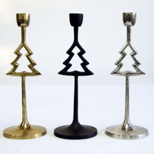 Portavelas decorativo elegante hecho de portavelas de Metal Navidad moderna y cualquier portavelas de decoración de festivales - Product Image 5