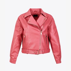 Veste en cuir pour femmes avec logo personnalisé de haute qualité, vêtements de mode respirants avec un design élégant - Product Image 6