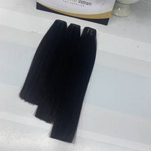Vendeur de cheveux vietnamiens bruts Super doublement étirés Extensions de cheveux humains vierges droits à cuticule alignée Faisceaux de cheveux naturels - Product Image 6