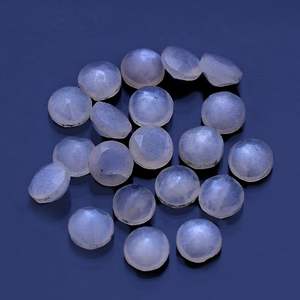Piedra lunar gris natural de 3mm, corte redondo de 2mm de espesor, piedra preciosa de 2,55 CTS, lote de IROC, faceta circular de piedra suelta de alta calidad, 25 uds. - Product Image 1