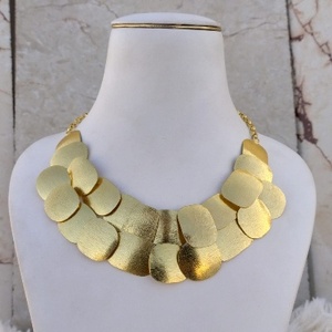 Collares de Latón Hechos a Mano, Chapados en Oro, con Formas Geométricas, Joyería Religiosa Ortodoxa para Bodas, con Perlas y Diamantes - Product Image 2