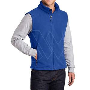 เสื้อกั๊กขนแกะสองด้านสำหรับผู้ชายเสื้อแจ็คเก็ตกันลมระบายอากาศได้ดีมีซิปแขนกุดกลางแจ้ง - Product Image 2