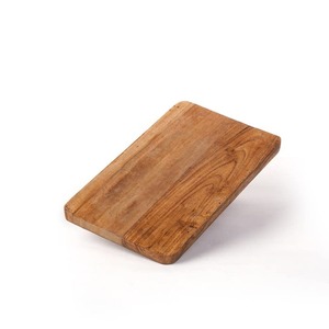 Planche à découper en bois avec plateau intégré, bloc à découper en grain d'extrémité pour cuisiner à la main en Inde - Product Image 1
