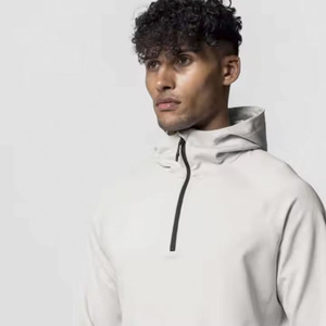 Sweat à capuche d'entraînement léger et respirant pour hommes et femmes Sweat à capuche de performance évacuant l'humidité pour hommes - Product Image 5