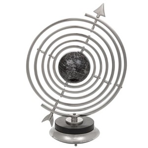 L'armillaire d'objet déco est également connue sous le nom de sphère astrologique Cette pièce décorative comporte un globe - Product Image 2