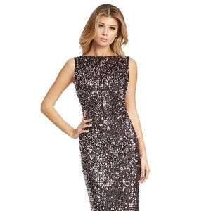 Sans manches parole longueur broderie florale perlée paillettes soirée robe de cocktail motif antistatique A-ligne Silhouette Tulle - Product Image 1