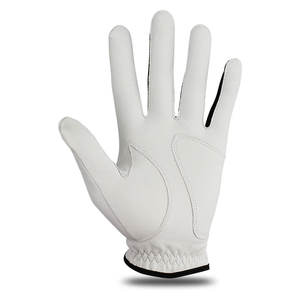 Gants de golf de qualité supérieure pour hommes, cuir Carletta souple et confortable, poignée en perle, blanc, main gauche et droite, gants de golf pour joueurs - Product Image 4