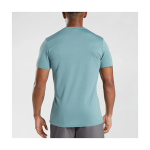 Camiseta Básica de Algodón con Logotipo Personalizado para Hombre, Lisa, de Tela Suave, Alta Calidad, al por Mayor - Product Image 3