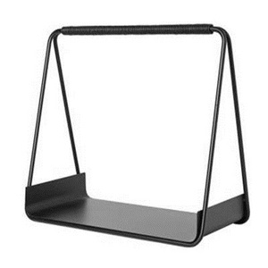 Estante para leña de hierro, soporte para troncos, duradero y resistente a la oxidación para uso en interiores/exteriores, diseño moderno - Product Image 5