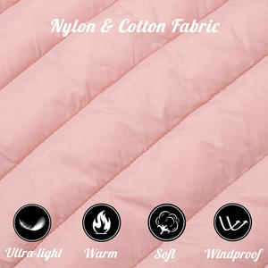 Haute qualité Ultra-léger femmes doudoune coupe-vent tissu coquille avec col à capuche respirant doux conforts hiver - Product Image 5