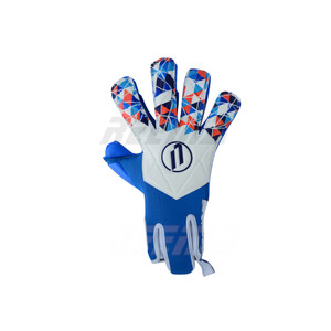 3,5mm Wet Grip Latex Strapless Wrist Entry Special Perforado Breataprene Body Silk Screen Printed Backhand Guantes de portero - Product Image 3