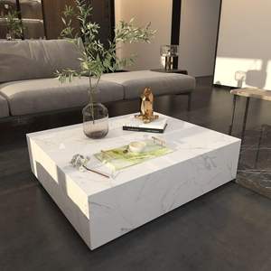 Natural <b>Marble</b> Decorative Tray with Stylish Metal Handle, Handmade Dresser Tray for Jewelry Displays, Kitchens, Counters tray - Product Image 4