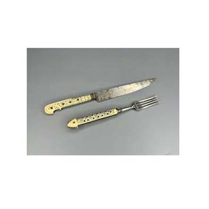 ของใช้บนโต๊ะอาหารทำจากสเตนเลสสตีลชุบเงินมีดและชุดส้อมมีดแบบทันสมัยและมีดทองจากกวางโจว - Product Image 1