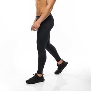 Ropa deportiva de poliéster seco y fresco de compresión para hombre, mallas para correr, entrenamiento de gimnasio, capa Base para deportes y ejercicio - Product Image 1