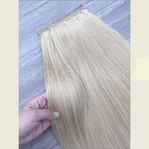 CLIP Rubio en extensiones de cabello humano vietnamita procesamiento ruso técnica eslava virgen suave textura sedosa Exportación de fábrica - Product Image 6
