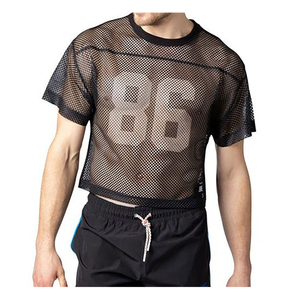 เสื้อคอวีพิมพ์ลายพลอยเทียมแฟชั่นเสื้อครอปสำหรับเด็กเสื้อครอปเสื้อเจอร์ซีย์สตรีทแวร์เสื้อเจอร์ซี่อเมริกันฟุตบอล - Product Image 1