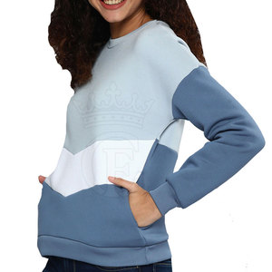 Pakistán Fabricación Color Sólido Mujeres Sudaderas Logotipo Impreso Personalizado Casual Mujeres Sudaderas - Product Image 1
