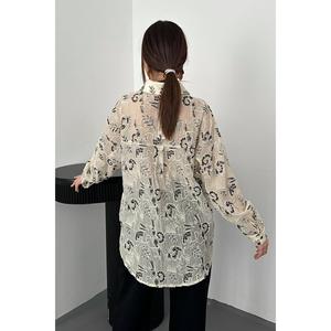 Camicia Oversize Nera Ricamata da <span class=keywords><strong>Donna</strong></span> <span class=keywords><strong>Elisa</strong></span> Fashion - Product Image 5