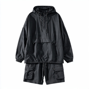 Conjunto de Pantalones Cortos Impermeables para Senderismo y Camping, Chaqueta Cortavientos para Hombre, Conjunto de Dos Piezas, Traje Cortavientos para Hombre - Product Image 4