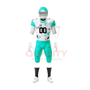 Uniforme de football américain pour hommes 2025 personnalisé qualité supérieure 100% polyester à manches courtes vêtements de sport d'équipe Service OEM Pakistan - Product Image 5