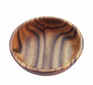 Ensaladera de Acacia natural de alta calidad y artesanía Color de madera natural para utensilios de cocina Cuenco de madera Producto de gran oferta - Product Image 1