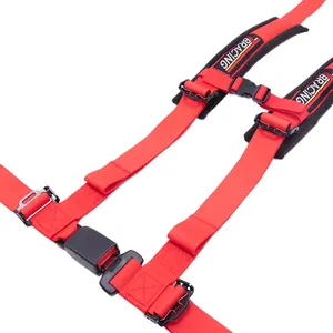 Tbracing Universal Belts Tuning Harness 4 Point Racing Harness with Ultra Comfort Shoulder Pads