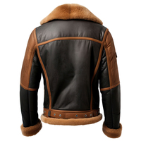Blouson Bomber Homme Personnalisé en Cuir Véritable Fin, Style Urbain Hiver, Fermeture Éclair, Imperméable, Coupe-Vent, Logo Avant, Doublure Coton – Vente en Gros