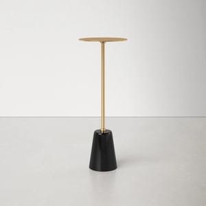 Mesa de esquina de granito de lujo con Muebles personalizados de alta calidad con mármol decorativo para el hogar y mesa auxiliar de café de nuevo diseño de metal - Product Image 2