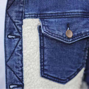 Vestes décontractées légères pour hommes à la mode Logo personnalisé Automne Veste en jean Prix ​​bas Taille plus respirante avec poche - Product Image 6