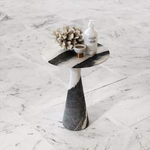 Hot Design table d'appoint ronde moderne table basse en béton unique de luxe conçoit des tables basses européennes pour les meubles de maison - Product Image 2