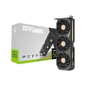 Z O T A C GE FORCE R T X 5070 12GB SOLID OC Gaming GPU GDDR7 Fan Cooler M X M Condition para Gaming Desktop - Product Image 1