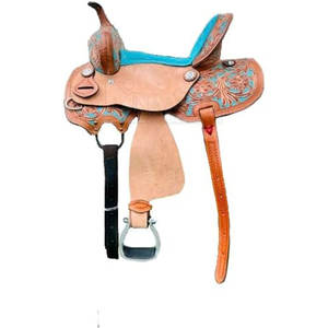 Cordons de selle en cuir pour chevaux, marque privée, logo personnalisé, cordons de selle équestres pour adultes, vente chaude, fabriqués au Pakistan - Product Image 1