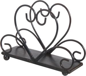 Nouveauté : Porte-serviettes en métal noir pour la décoration des restaurants et des hôtels à prix abordable - Product Image 2