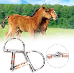 บิตม้าแบบวงแหวนสแตนเลสขนาด 5 นิ้ว แข็งแรงทนทาน สำหรับขี่ม้า - Product Image 2