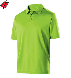 เสื้อกอล์ฟแขนสั้นระบายอากาศได้ดี ผ้าคอตตอนผสมสแปนเด็กซ์ แห้งเร็ว เหมาะสำหรับใส่ทำงานหรือเล่นกีฬา  รับสกรีนโลโก้ตามแบบ - Product Image 5